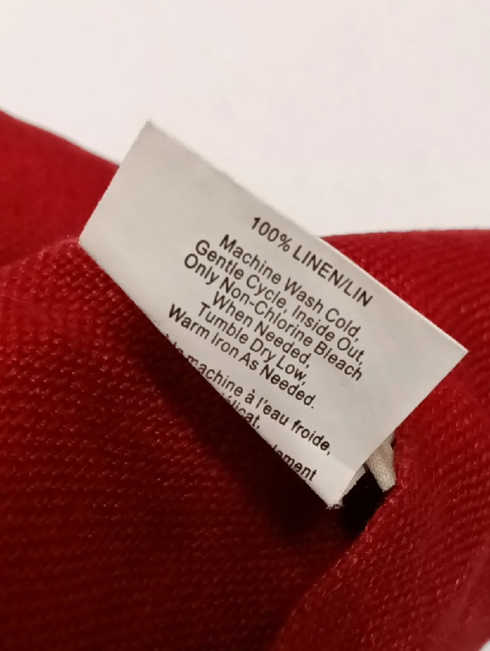 Pottery Barn Pure Linen One Button Throw Pillow